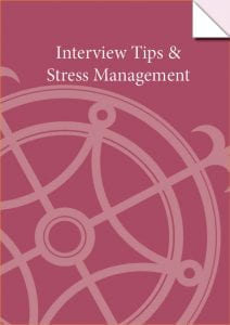 interview tips and stress management