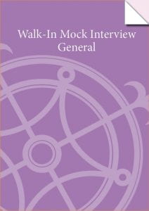general walk in mock interview
